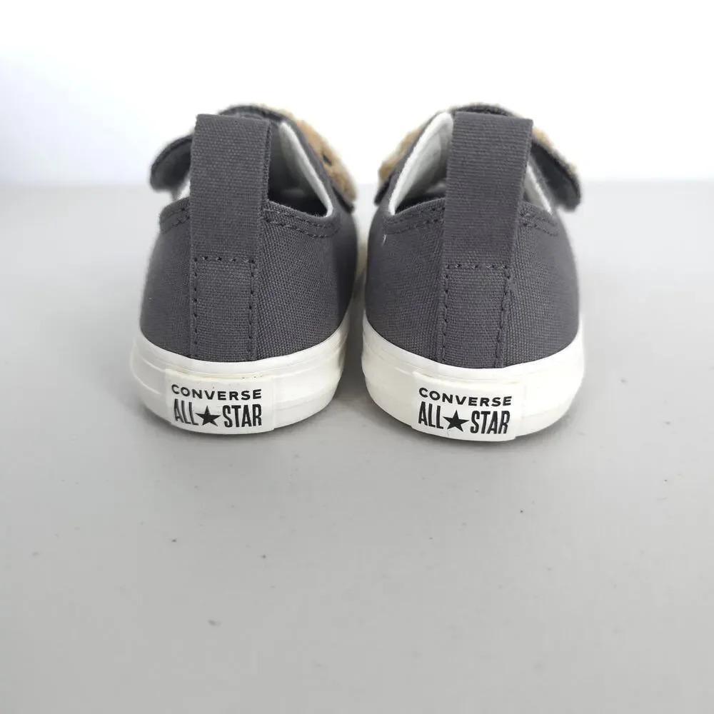 Converse Chuck Taylor All Star Toddler Sherpa Bear Shoes Infant Size 7